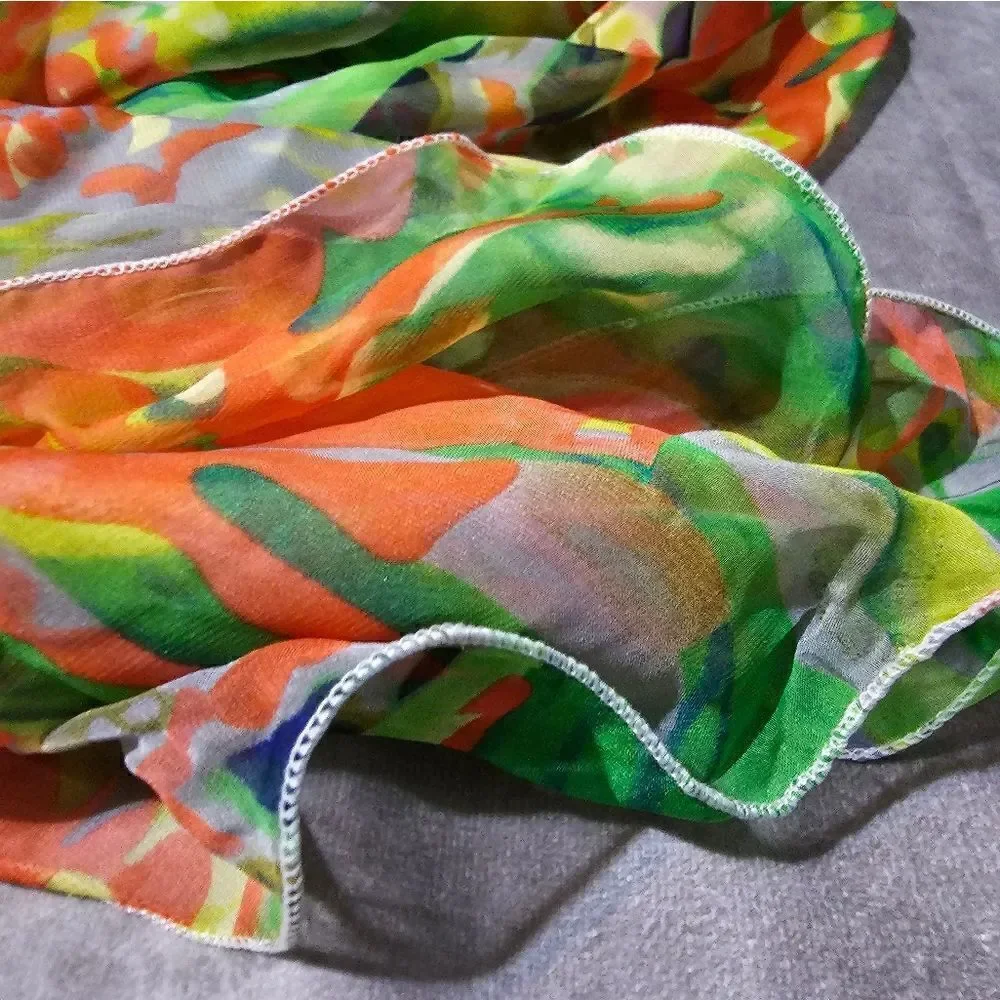 ‎COLLECTION EIGHTEEN Water Animal Boa POLYESTER Scarf 15